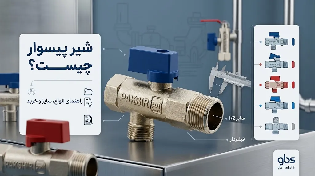 خرید شیر پیسوار از فروشگاه لوازم ساختمانی گل محمدی